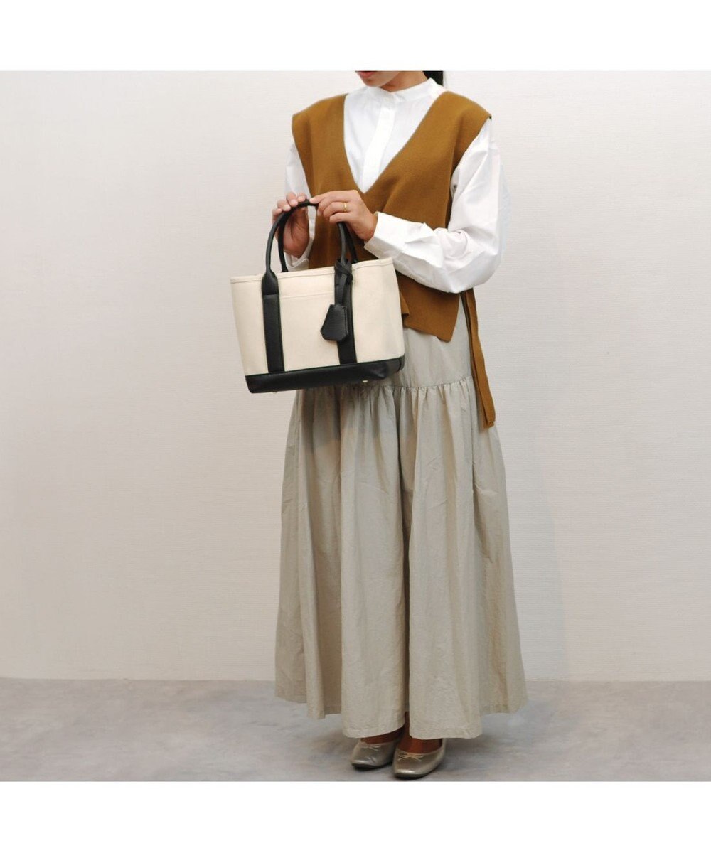 UNBILLION cachecache ショルダー付きパーテーションキャンバストート 