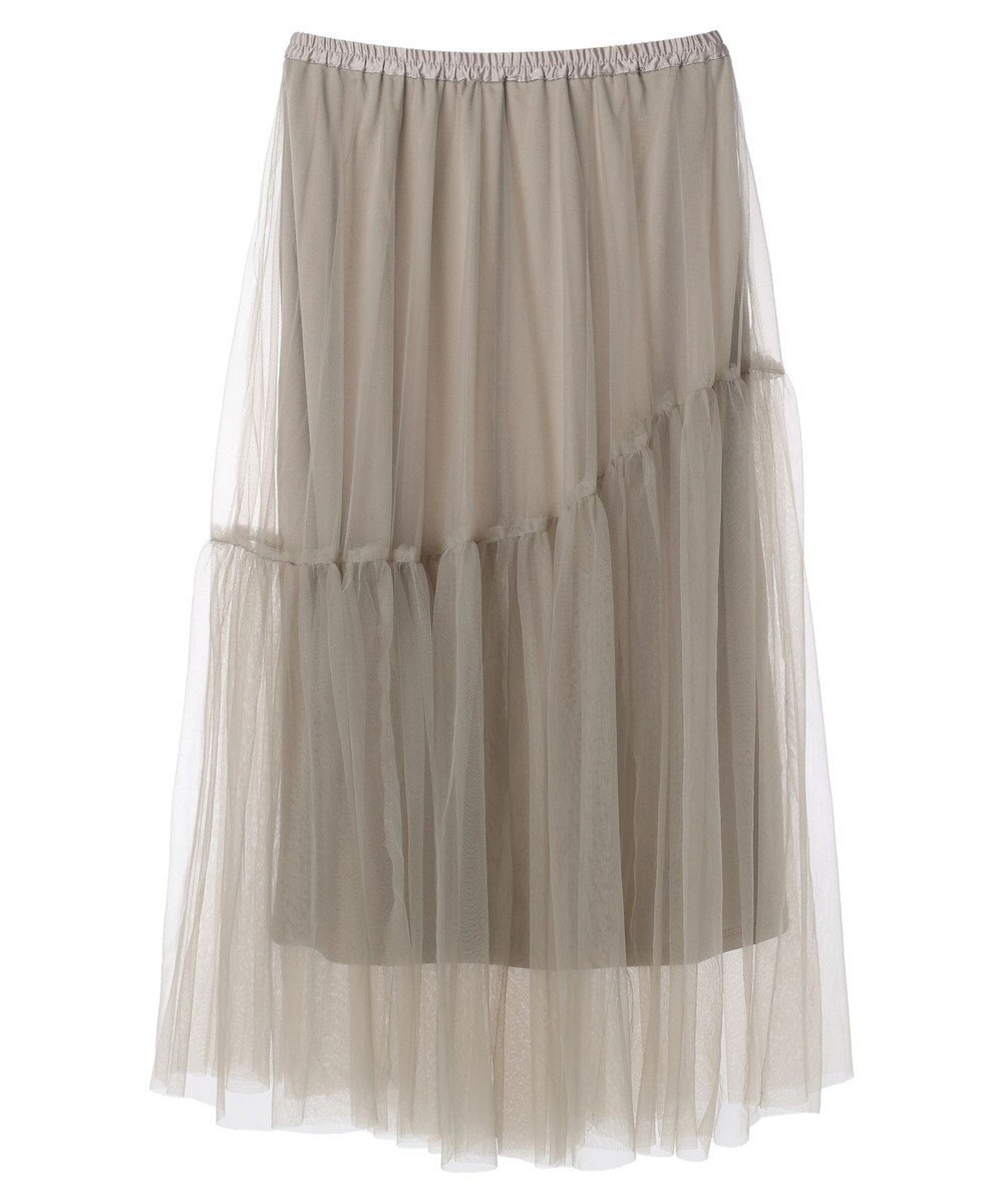 Green Parks ・ＥＬＥＮＣＡＲＥ　ＤＵＥ　チュールティアードスカート 