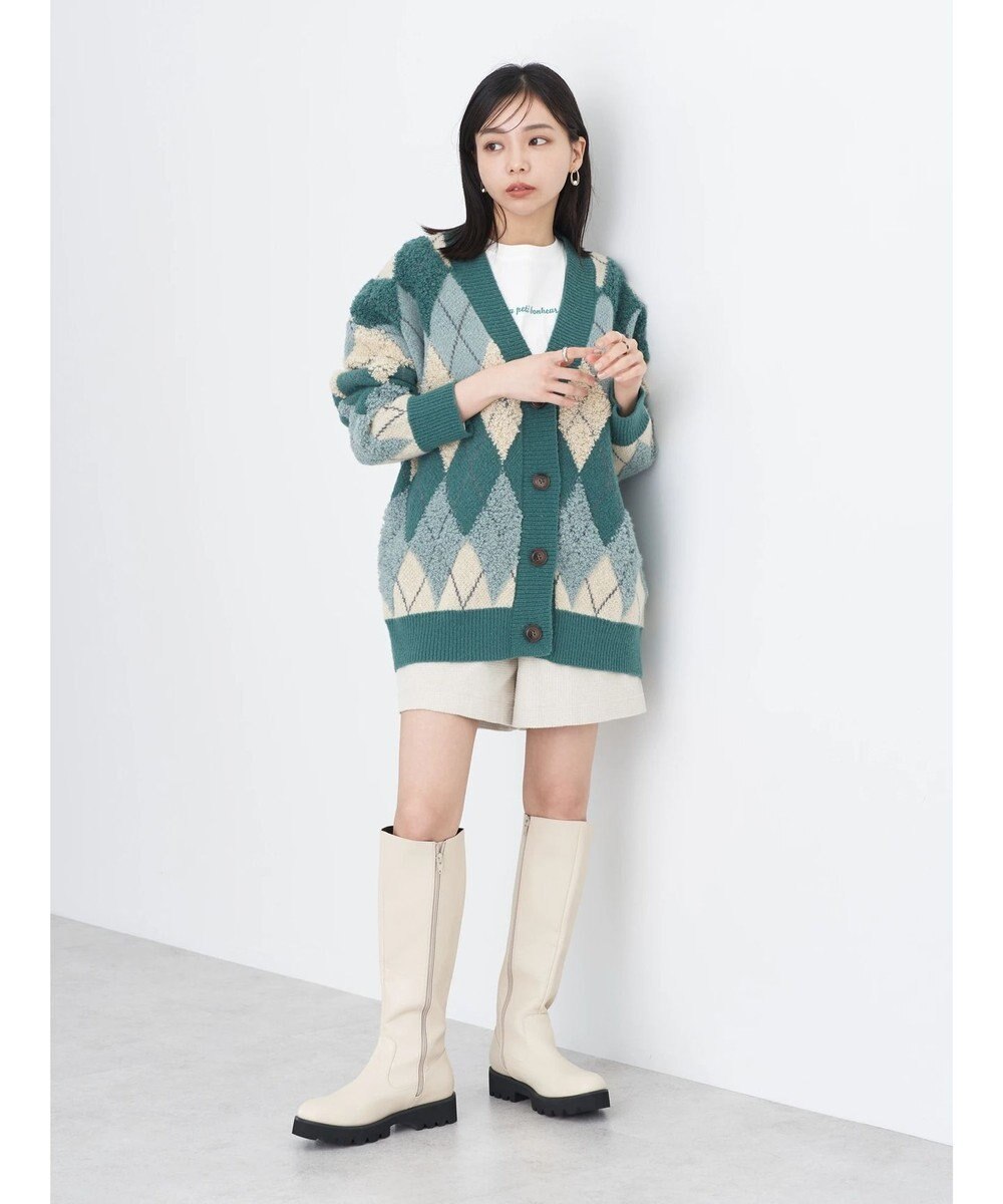 earth music&ecology ワッフルコーデュロイショートパンツ 