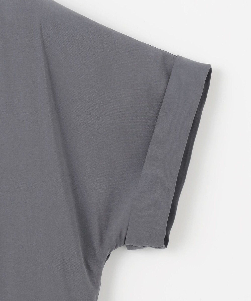 組曲 バウンディングシャーティング バンドカラーフリル ブラウス 