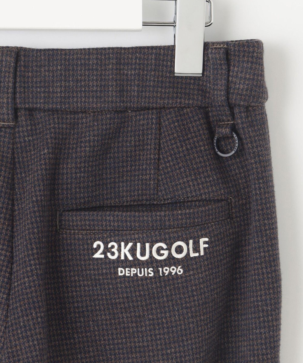 23区GOLF 【WOMEN】【ストレッチ】千鳥柄プリント パンツ 