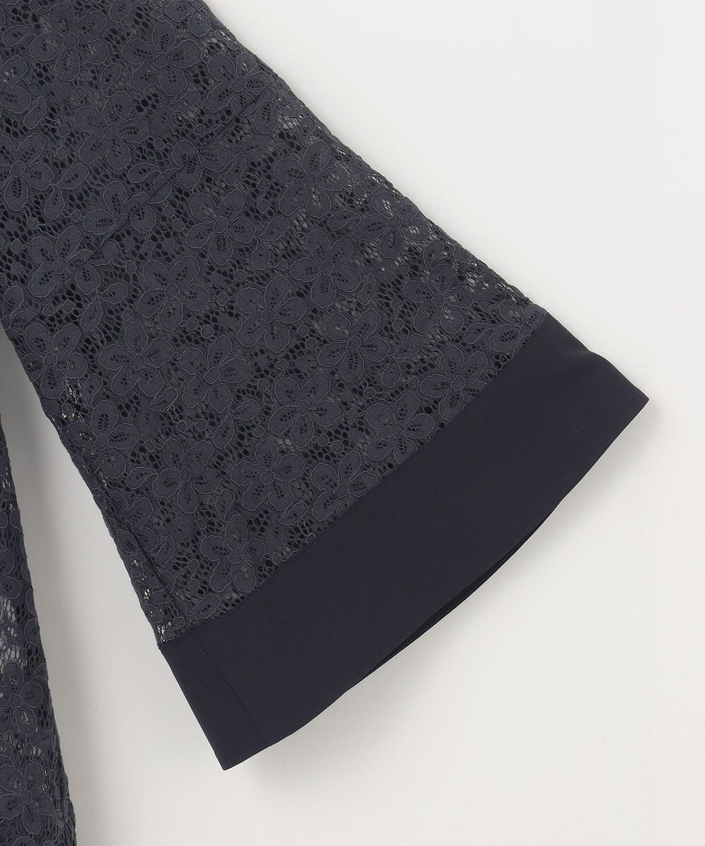 組曲 L 【WEB限定】フラワーラッセルレース ブラウス 