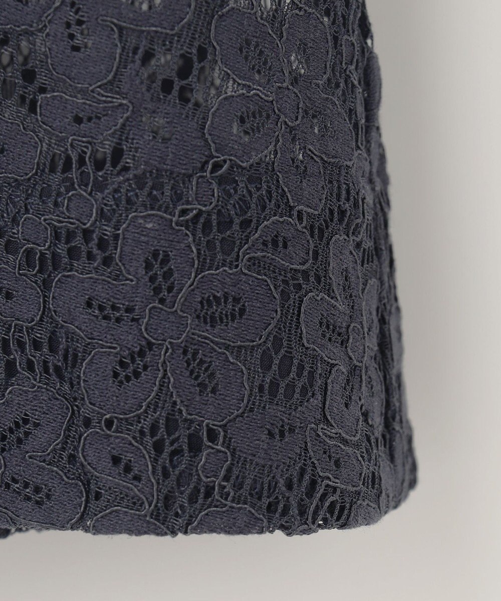 組曲 L 【WEB限定】フラワーラッセルレース ブラウス 