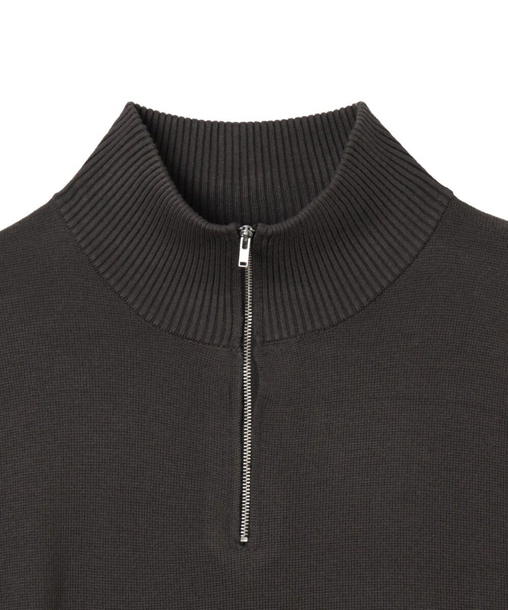 WEGO 【ユニセックス着用ITEM】ミラノリブハーフジッププルオーバー 
