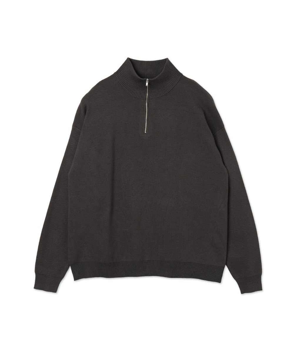 WEGO 【ユニセックス着用ITEM】ミラノリブハーフジッププルオーバー 