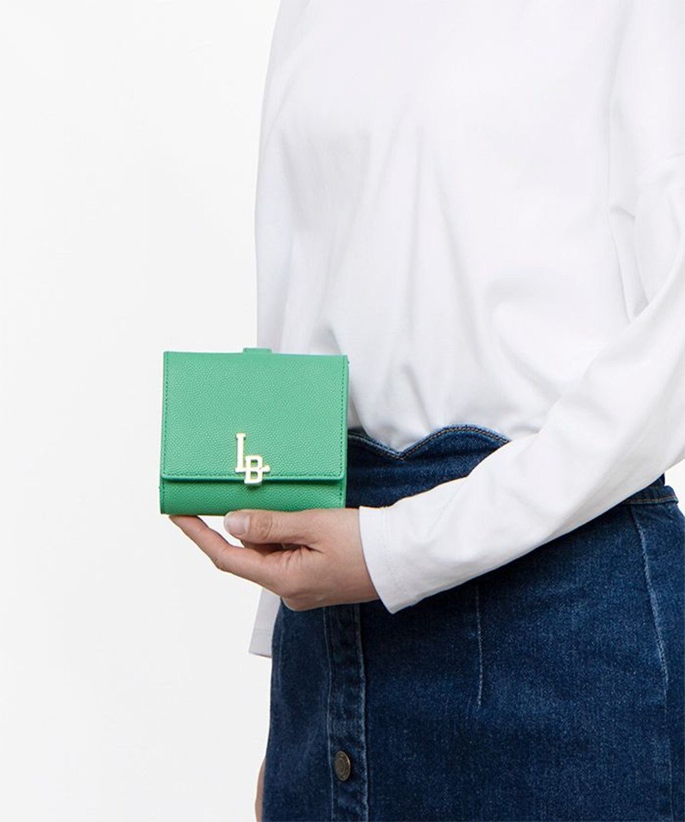 LANVIN en Bleu エルヴィー 内BOX財布 