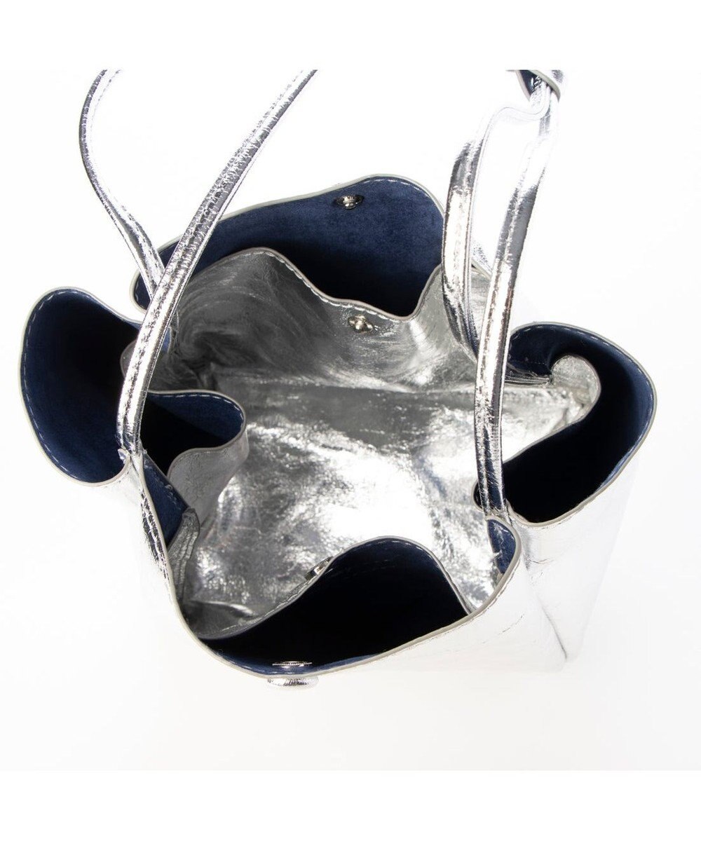 UNBILLION カシュカシュ cachecache / クラッシュメタリックワンハンドルミニトート 