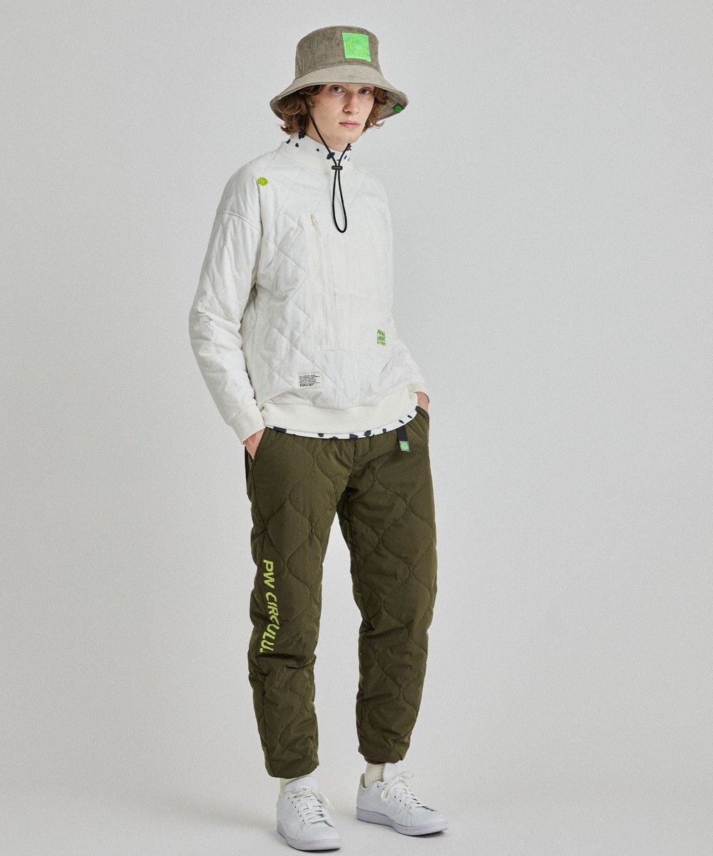 PW CIRCULUS 【MEN】中綿キルトスウェット 