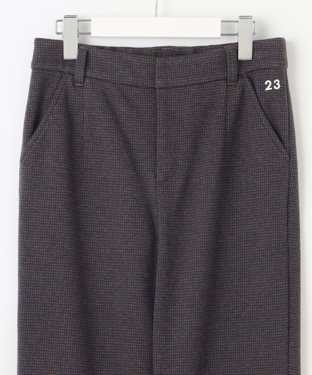 23区GOLF 【WOMEN】【ストレッチ】千鳥柄プリント パンツ 
