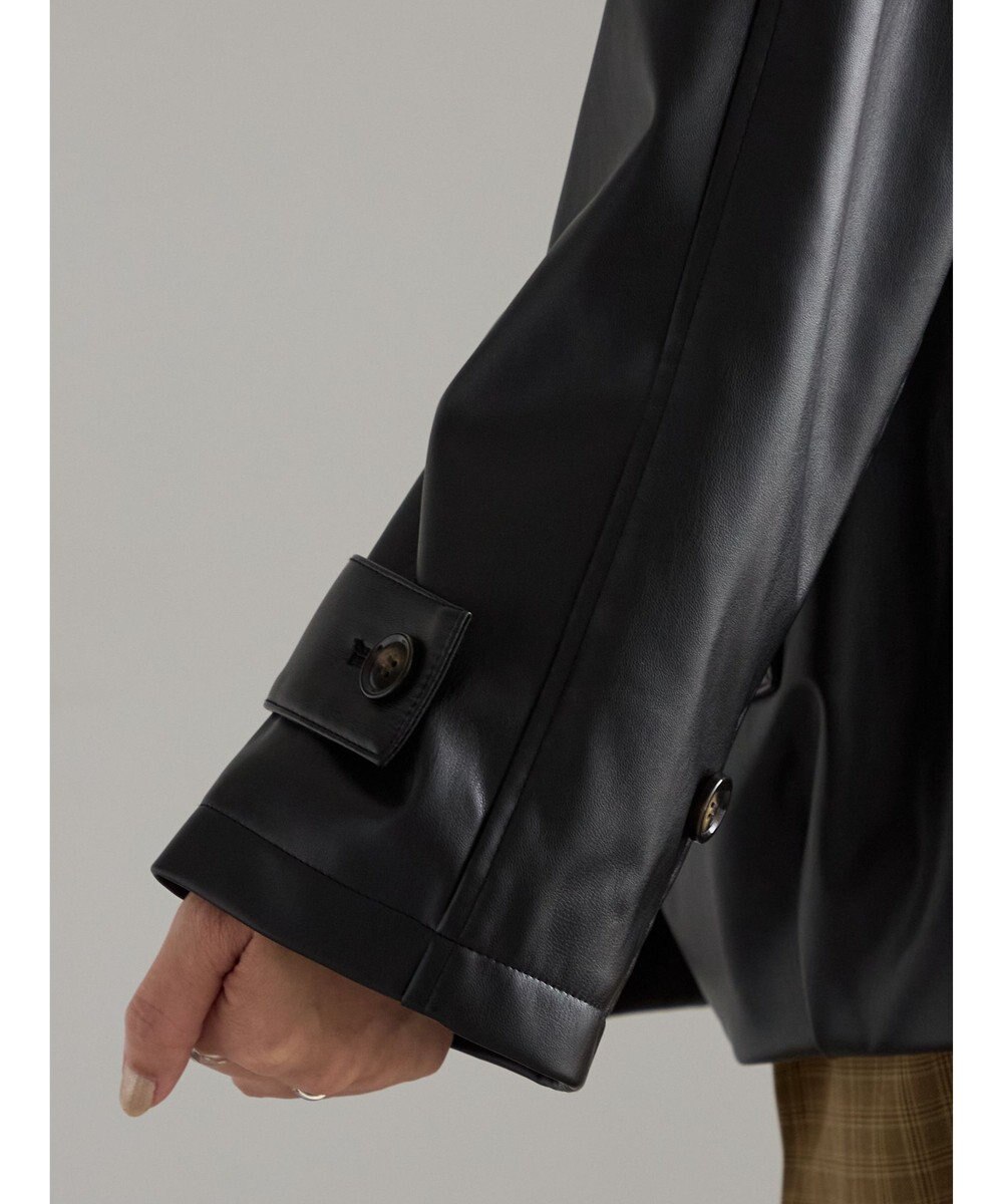 Te chichi レザーショートトレンチコート《2025Autumn catalog vol.2 item》 