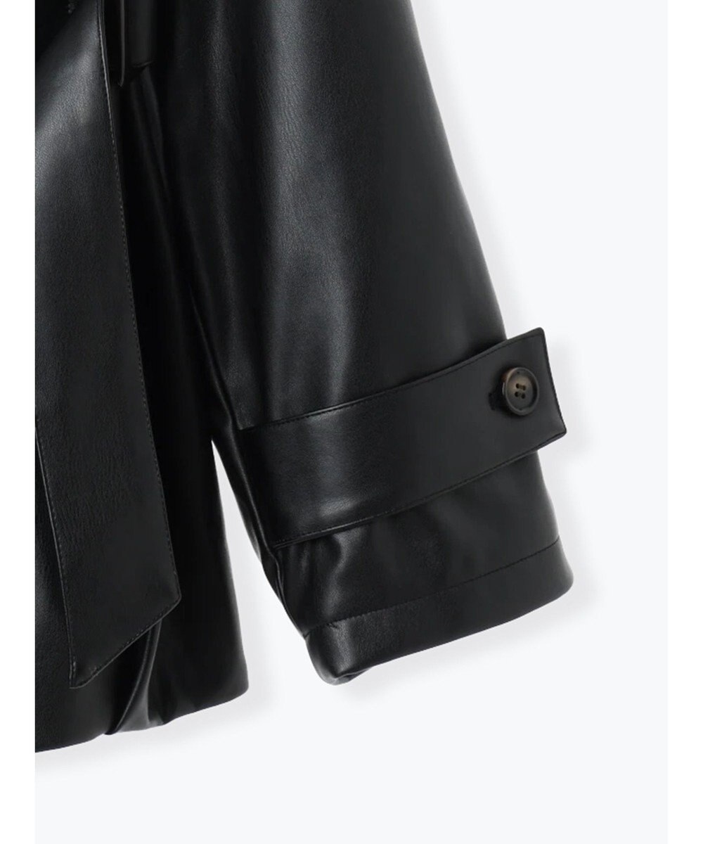 Te chichi レザーショートトレンチコート《2025Autumn catalog vol.2 item》 