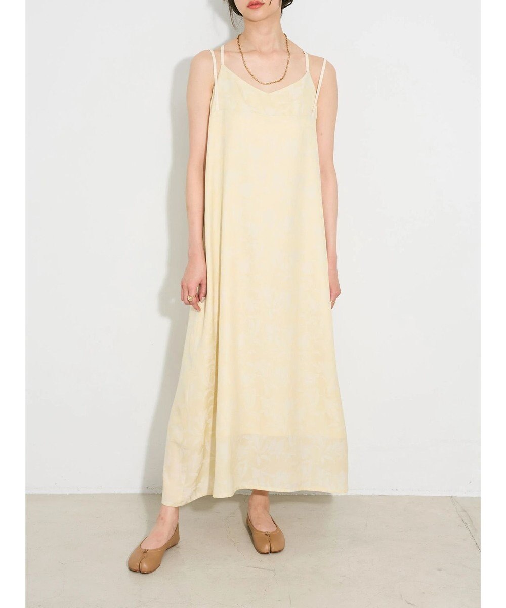 Green Parks ウ゛ィンテージフラワージャガードキャミワンピース 