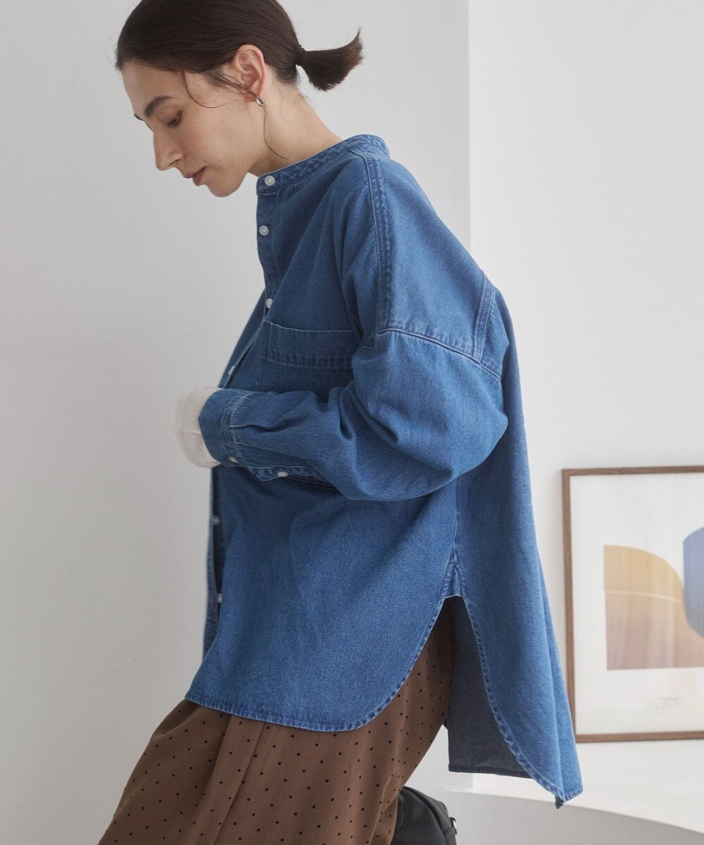 WEGO 【ANGIE VINTAGE】オーバーサイズデニムシャツ 