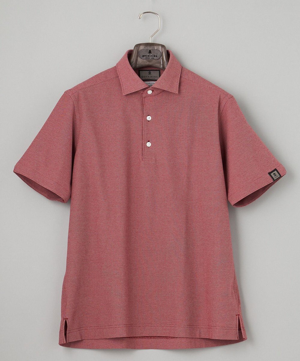 GOTAIRIKU 2年連続売上NO1【仕事で着られる】キレイめ 鹿の子ビズポロシャツ 