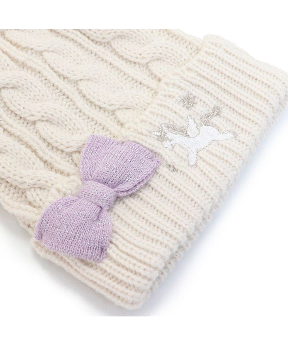 Mother garden マザーガーデン ユニコーン キッズ ニット帽子 《ホワイト》 