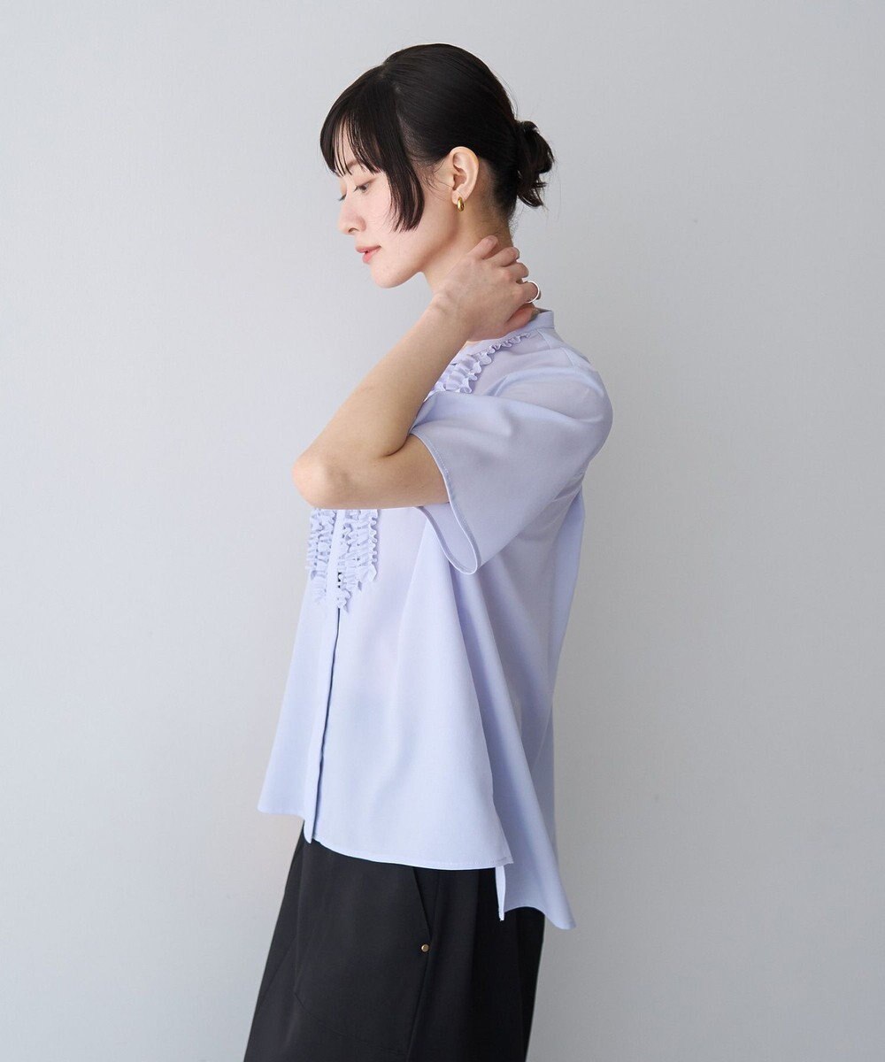 YECCA VECCA フリルデザインブラウス 