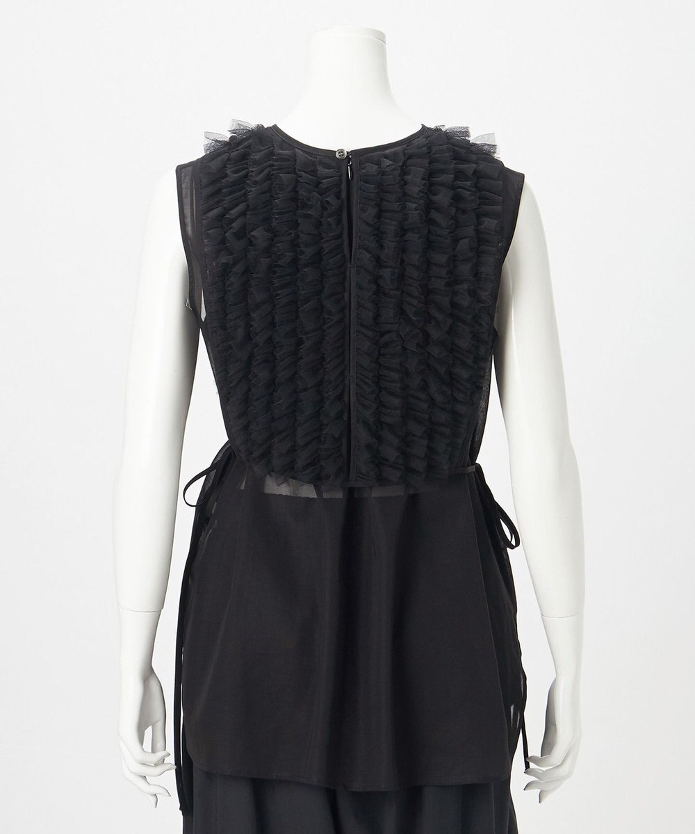 23区 【GOLD LABEL】コットンオーガンジー ジレコンビ ブラウス 