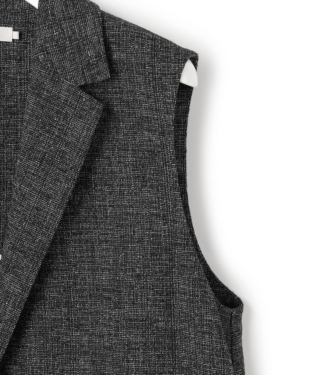 ICB L 【先行予約】 ミックスブッチャー バックスリットジレ 