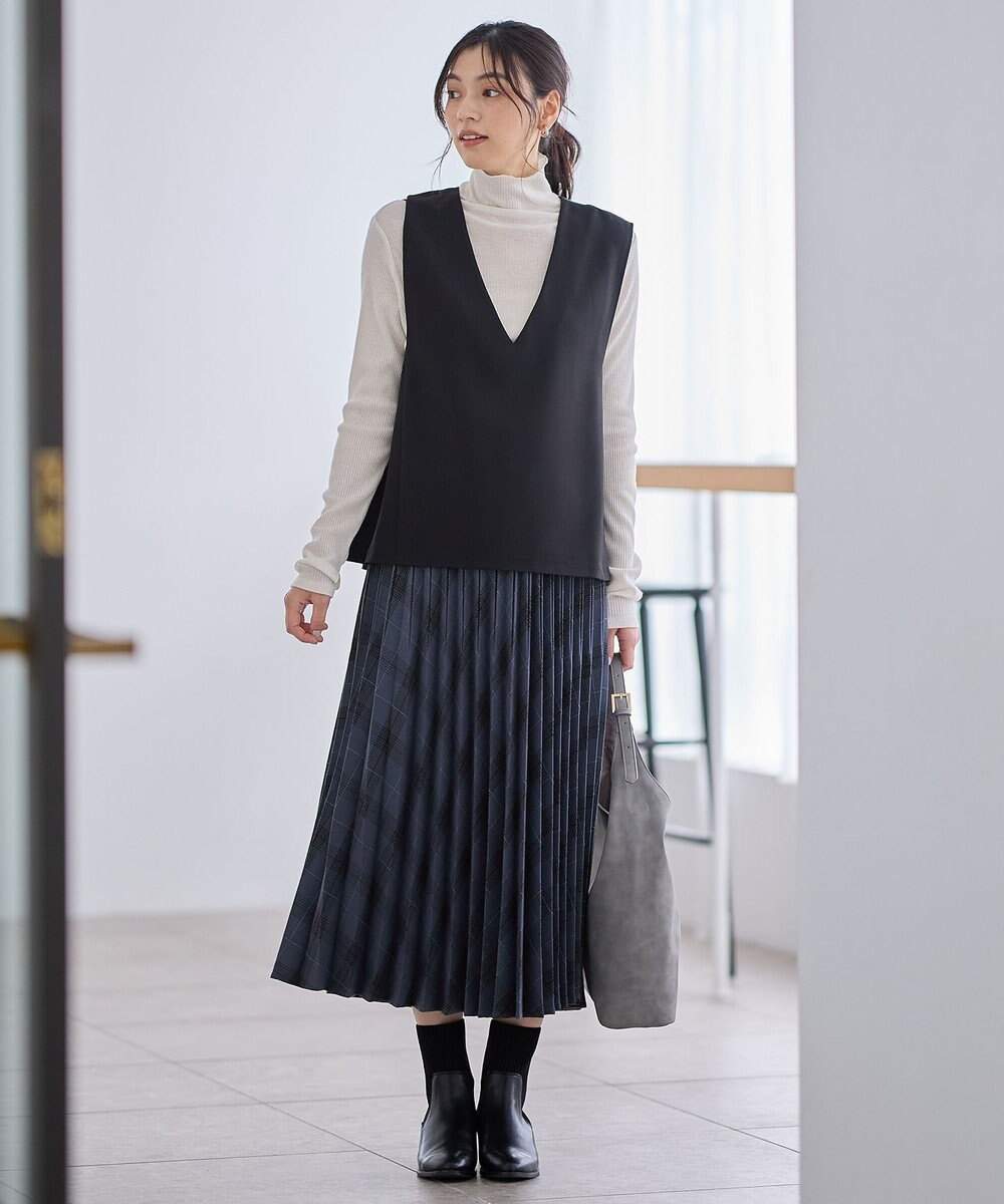 ANY 【2SET】ハンサムジレ×ワイドパンツセット 