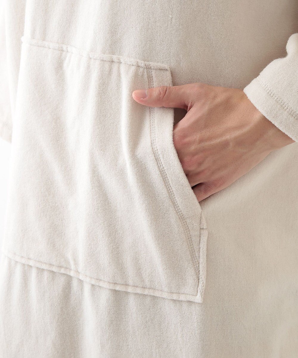 UCHINO エアリータッチ ポケット付サウナポンチョ 