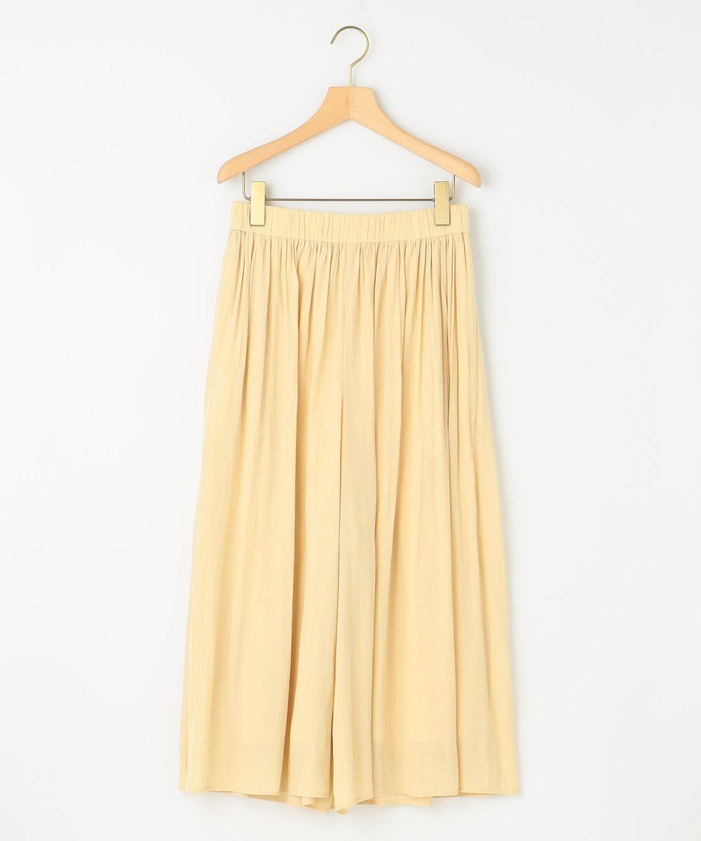 組曲 L 【新色追加】ギャザーライトデシン パンツ 