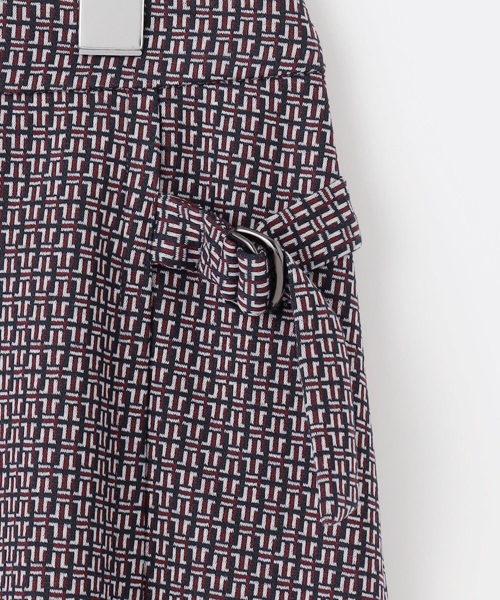 J.PRESS LADIES 【洗える】幾何ジャカード スカート 