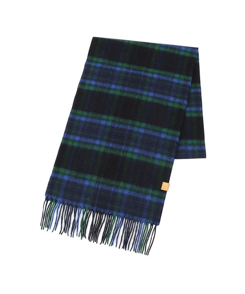 MOONBAT WEB限定【洗える】ミエル (miel) カシミヤ100％ チェックマフラー 