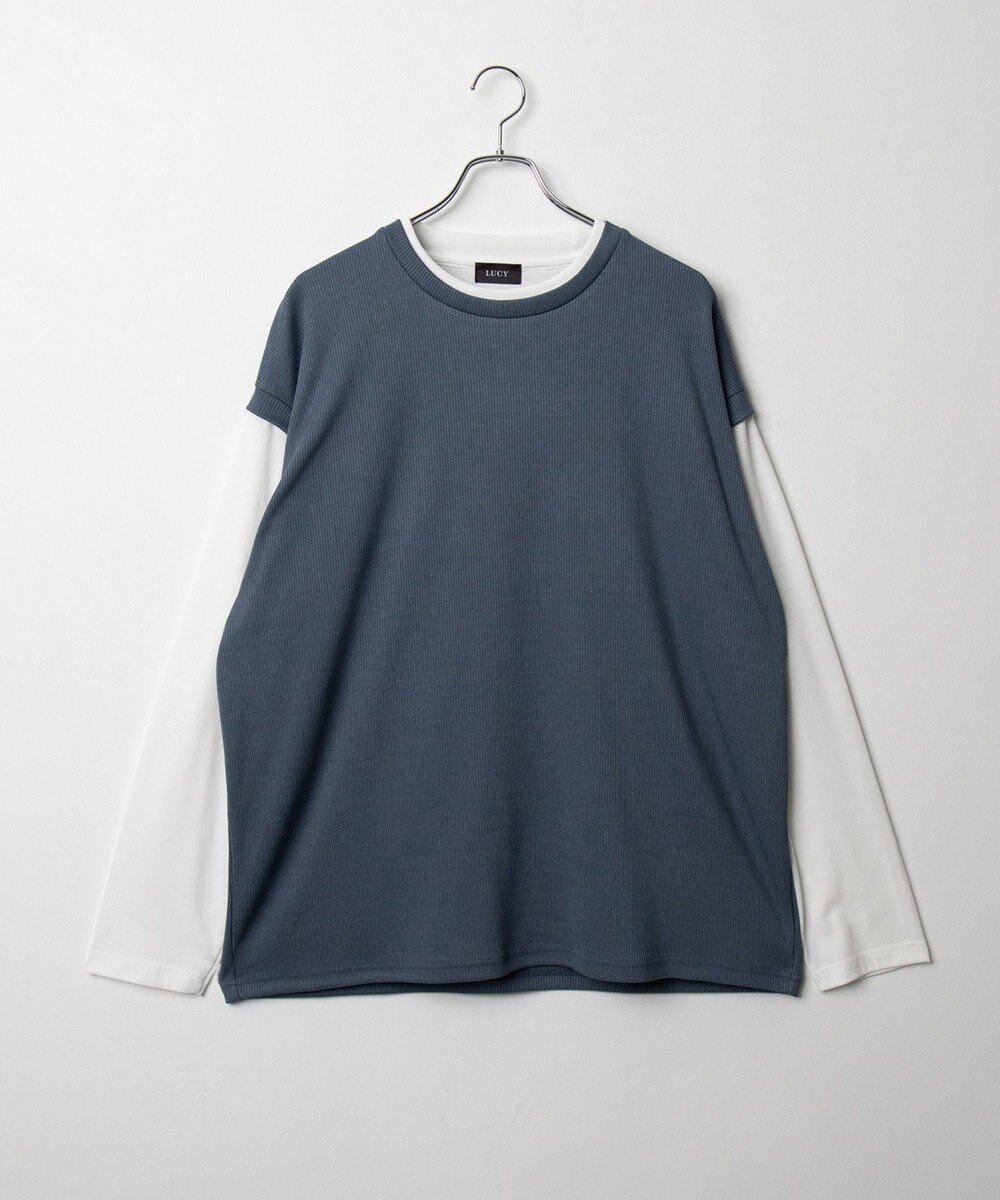 WEGO フェイクレイヤードベストT（LS） 