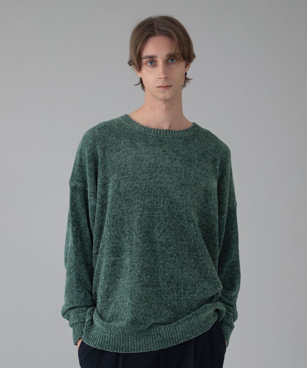 WEGO 【ユニセックス着用ITEM/MLサイズ展開】ベロアモールプルオーバー 