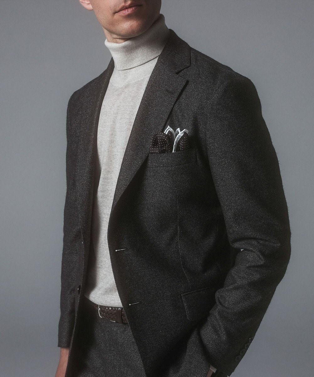 GOTAIRIKU 3ピースセットアップ対応【あたたかい】RENEWOOL ウールジャケット 