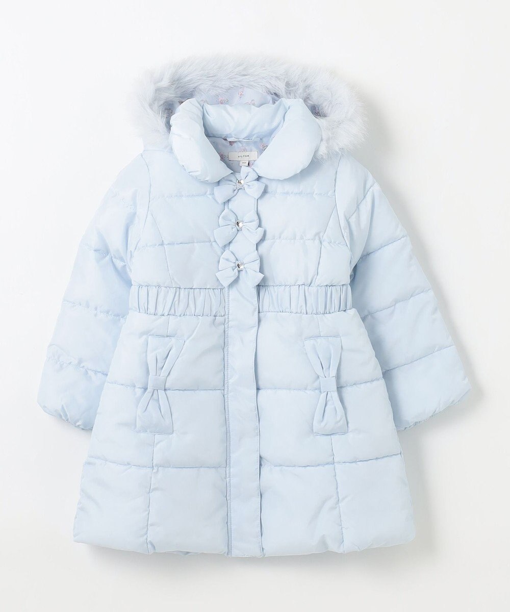 ANY KIDS 【洗濯機OK】中綿Aラインロングコート 