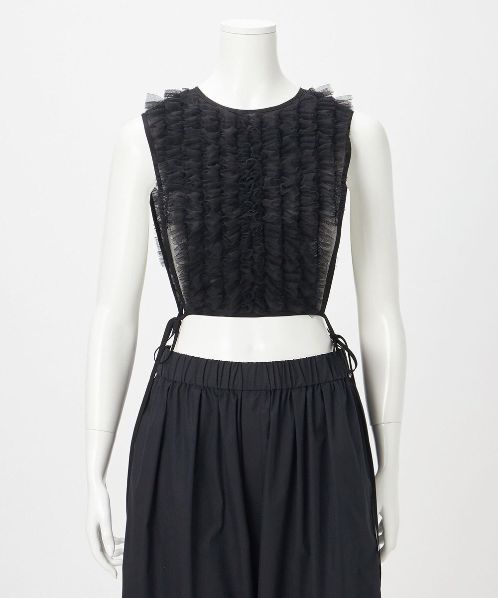 23区 【GOLD LABEL】コットンオーガンジー ジレコンビ ブラウス 