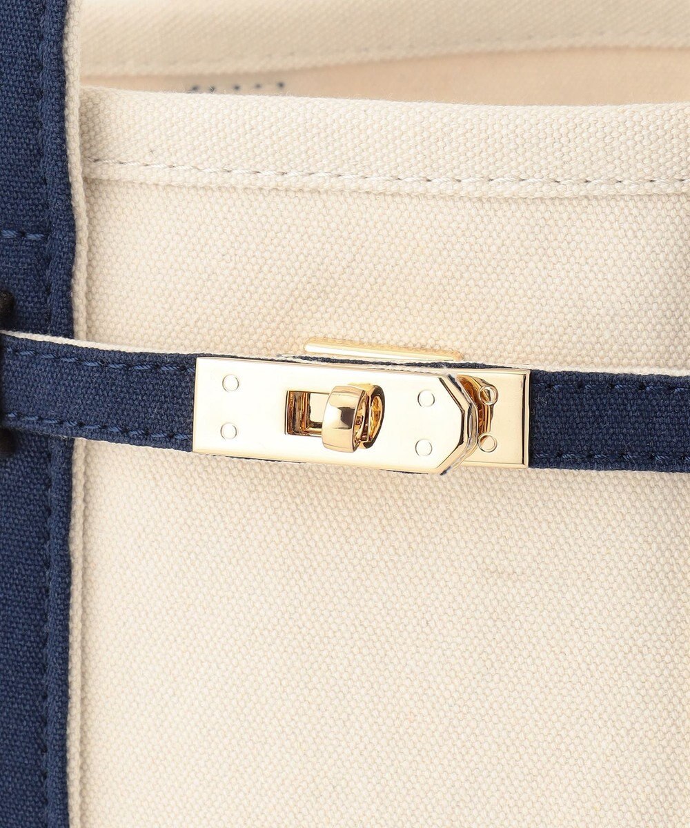 23区 ポーチ付 キャンバス トートバッグ 