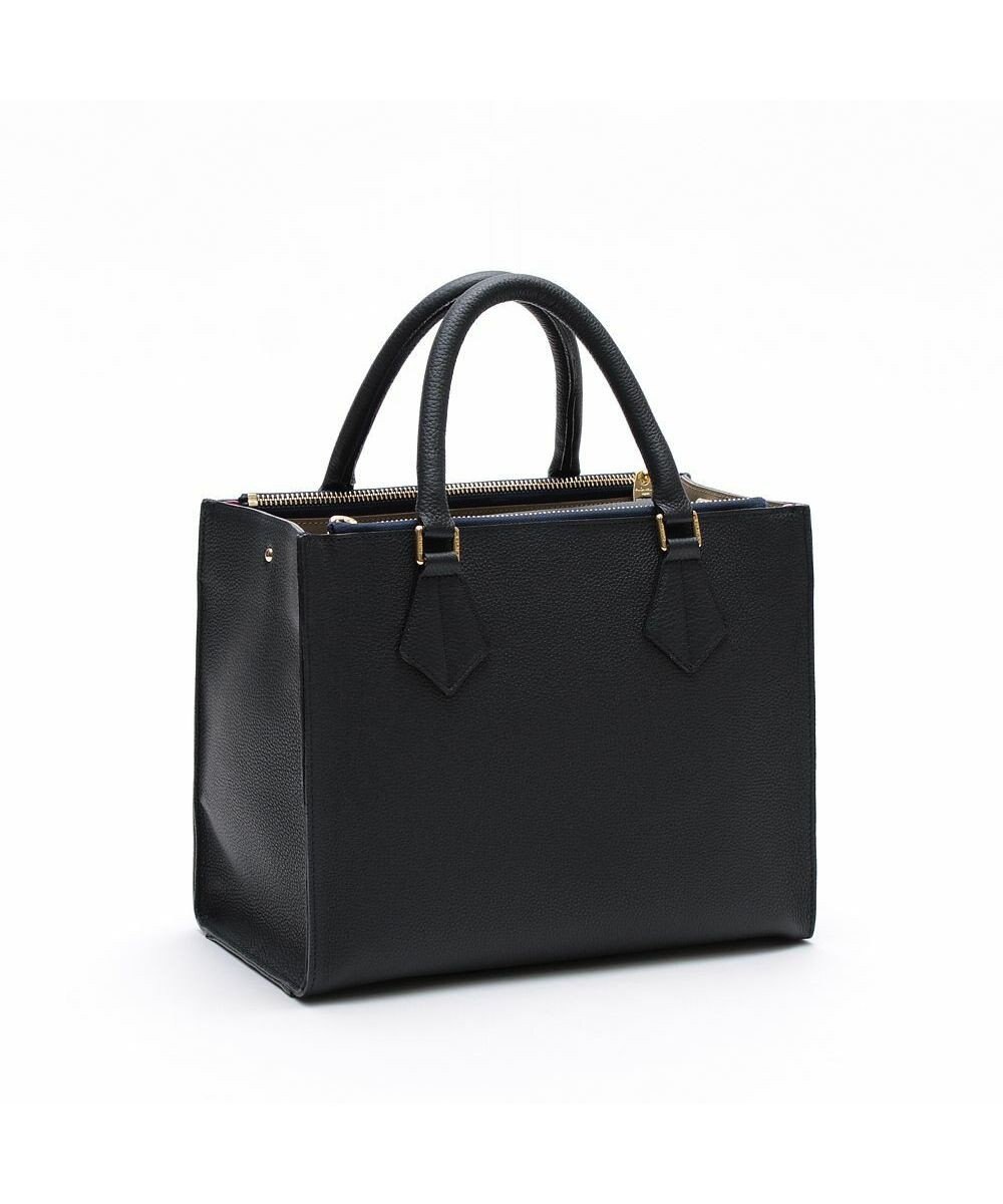 A.D.M.J. 【牛革】モーツァルト/スパニッシュレザーバイカラーWジップトートM 