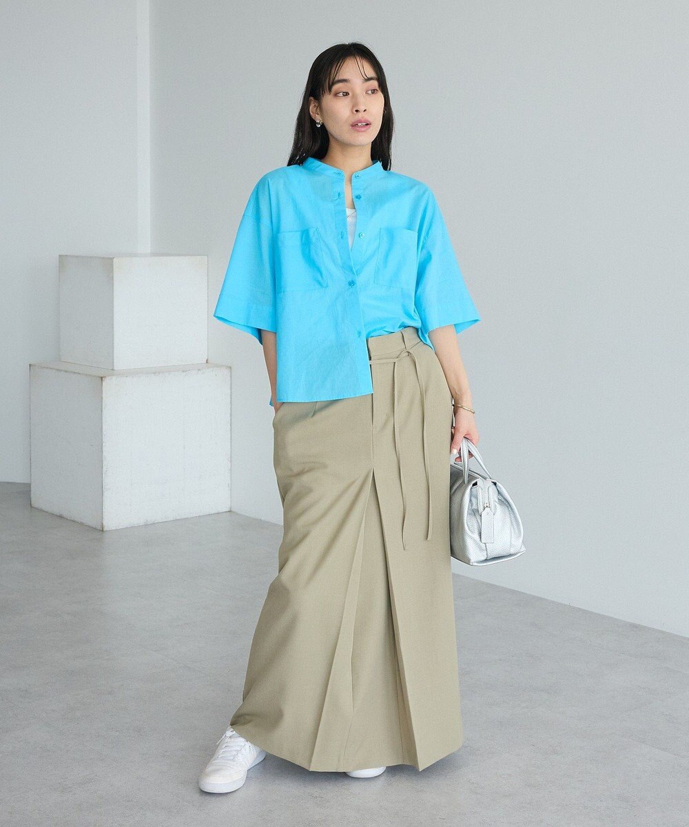 CRAFT STANDARD BOUTIQUE バックギャザーポンチョシャツ 