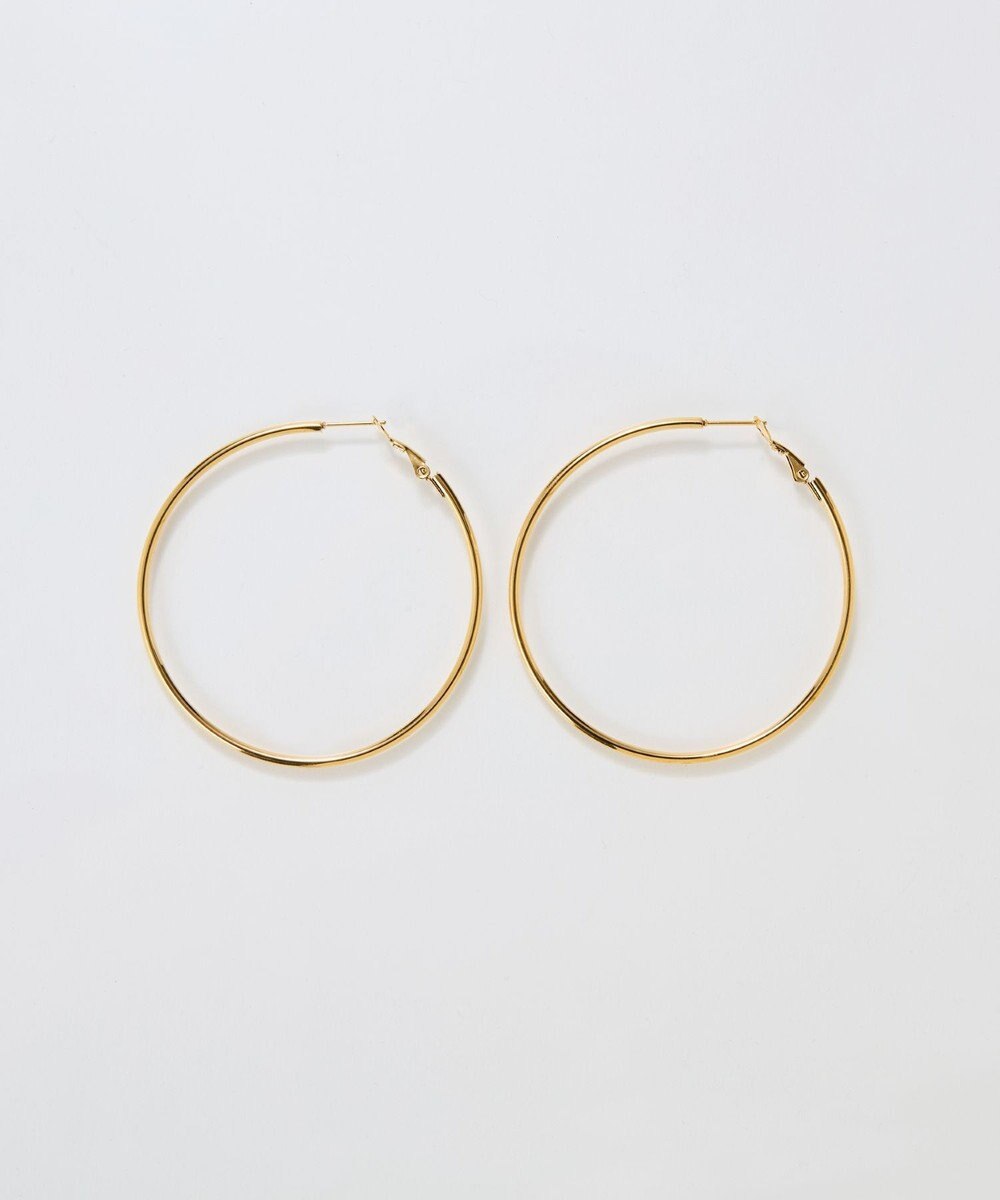 Phoebe 【金属アレルギー対応】ライトフープビッグピアス　ゴールド/ステンレス/大振り 