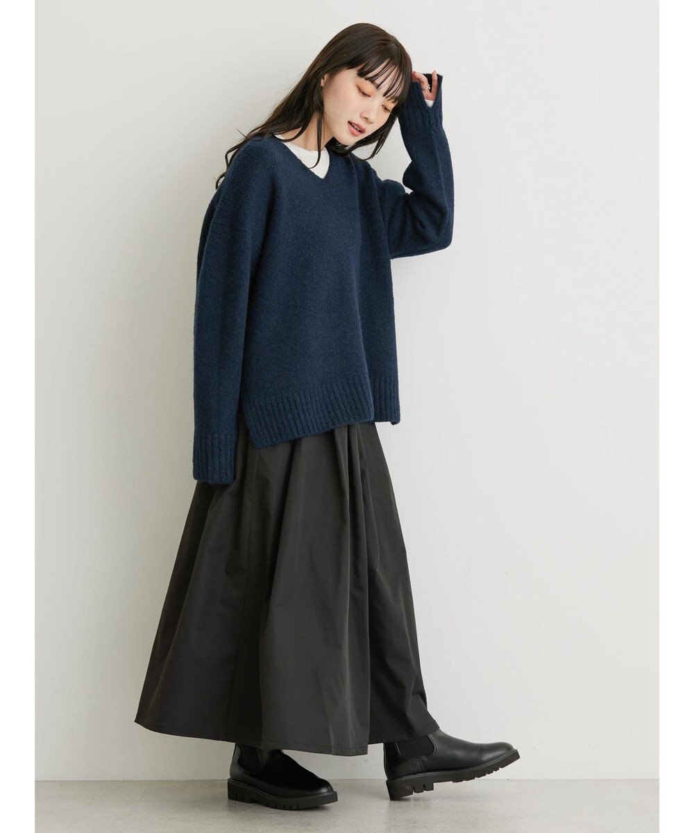 AMERICAN HOLIC ＭｉｘヤーンＶネックニットプルオーバー 