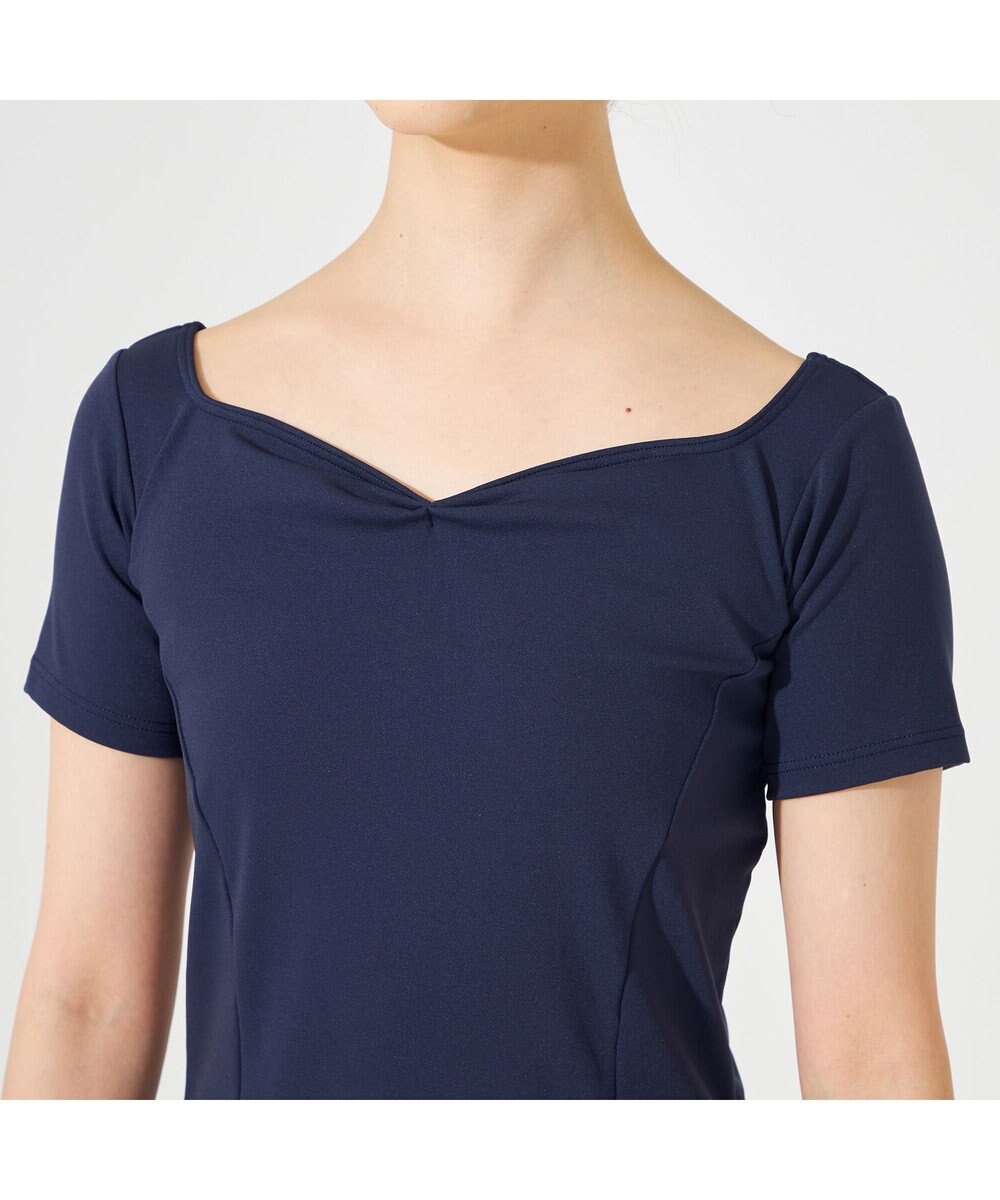 Chacott ハーフスリーブトップ 