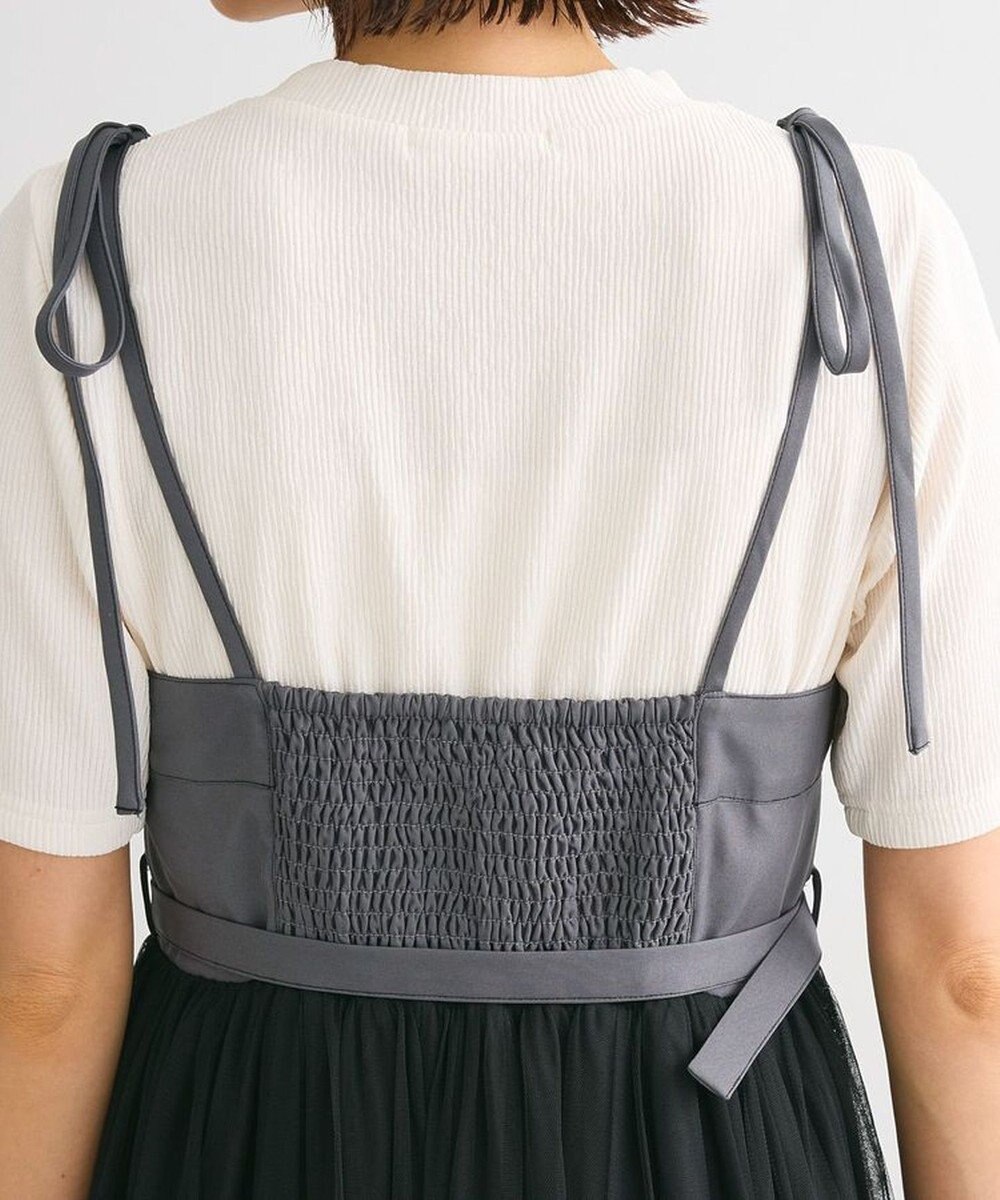 Green Parks ・ＥＬＥＮＣＡＲＥ　ＤＵＥ　チュールドッキングワンピ 