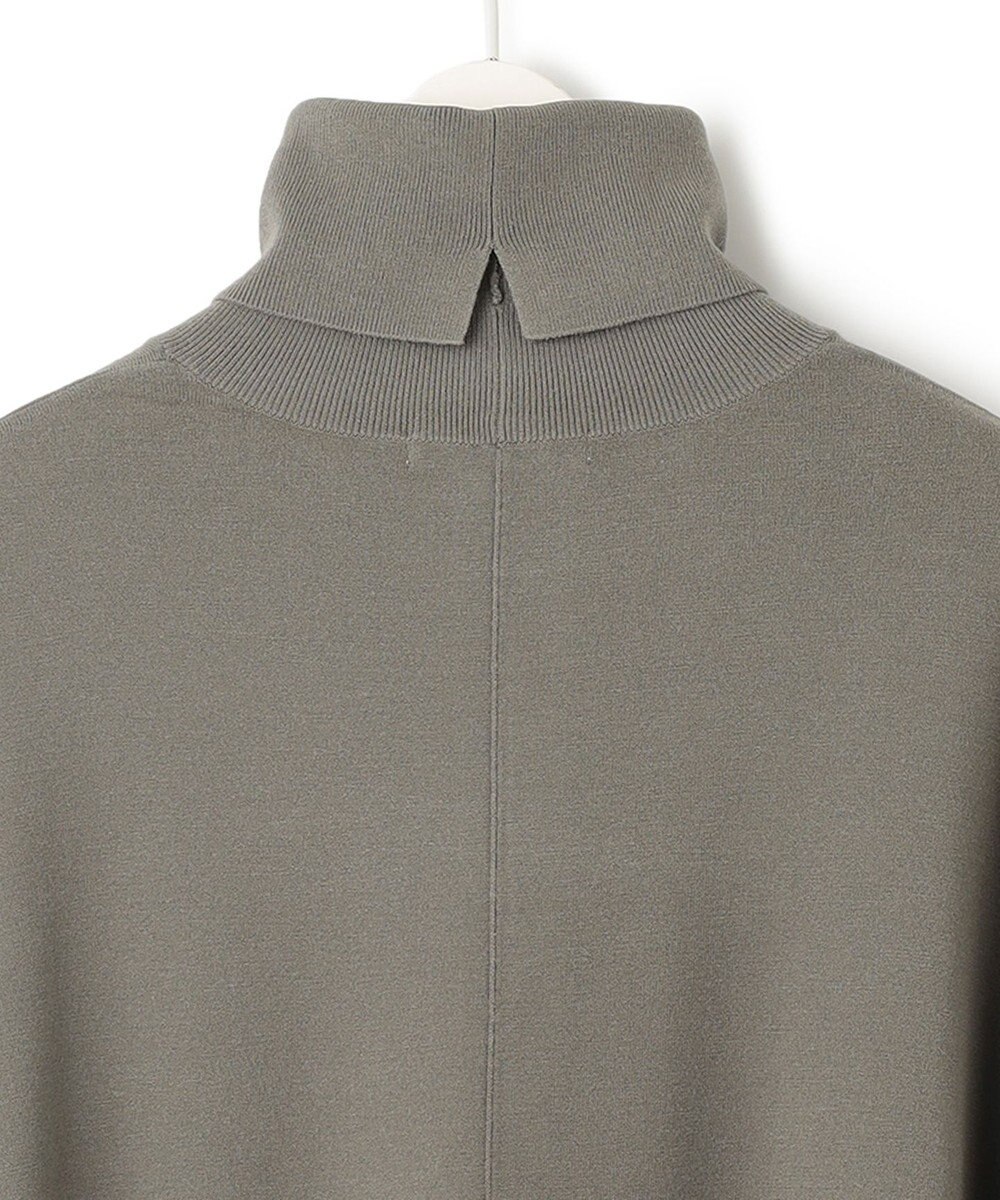 ICB 【洗える】 ヴィスコースワイド タートルネックプルオーバー 