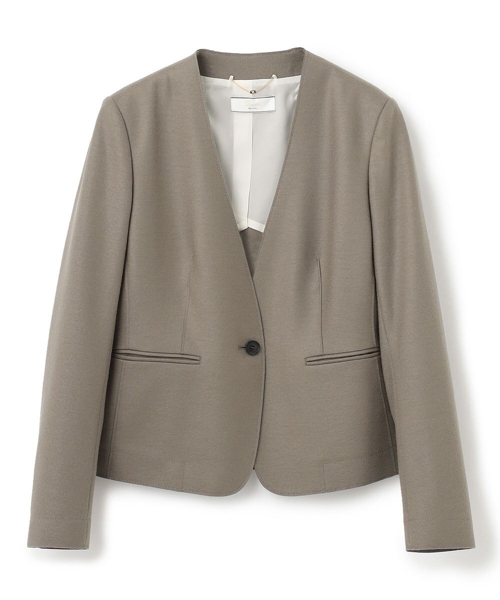 BEIGE， CORBY / ノーカラージャケット 