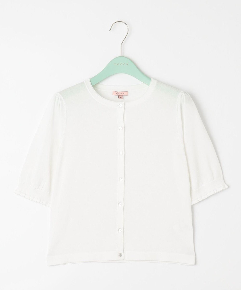 TOCCA 【洗える！】SWAN CREWNECK クルーネック カーディガン 