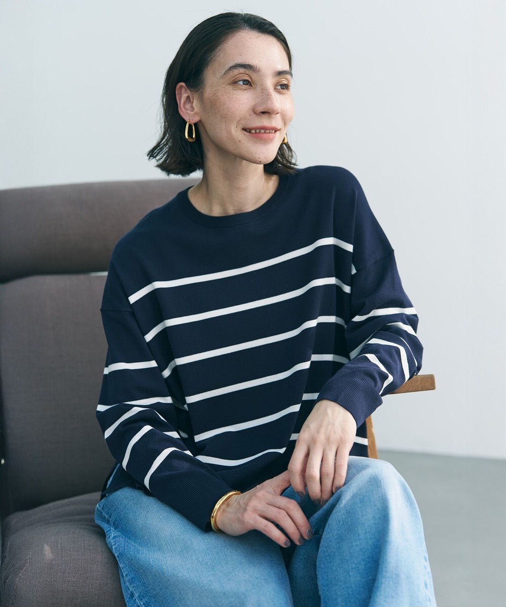 UNFILO 【リピート率の高さが魅力！毎シーズン大好評】マイビューティニット クルーネック 