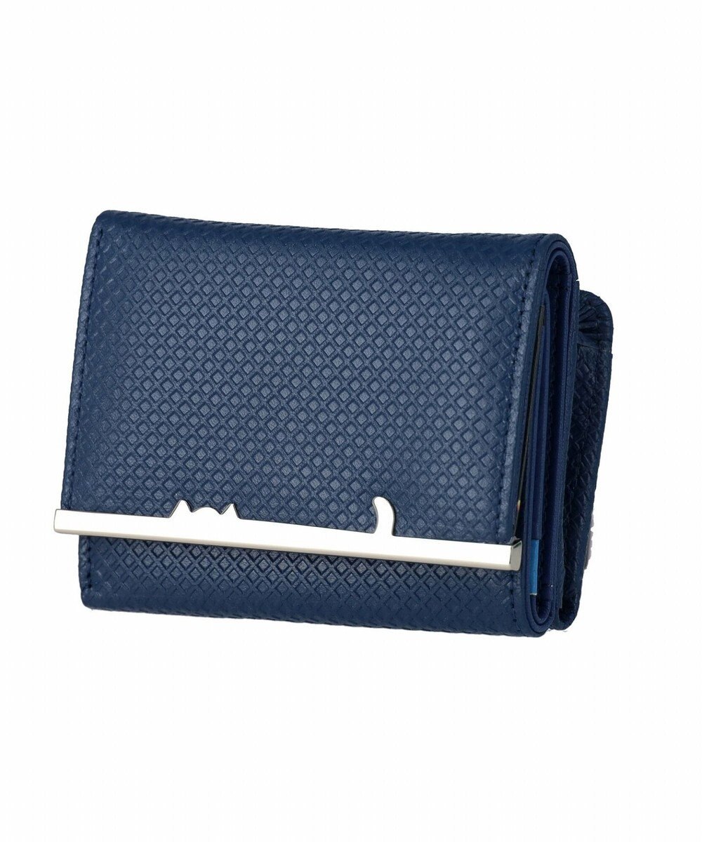 tsumori chisato CARRY クロスエンボス 3つ折りミニ財布 