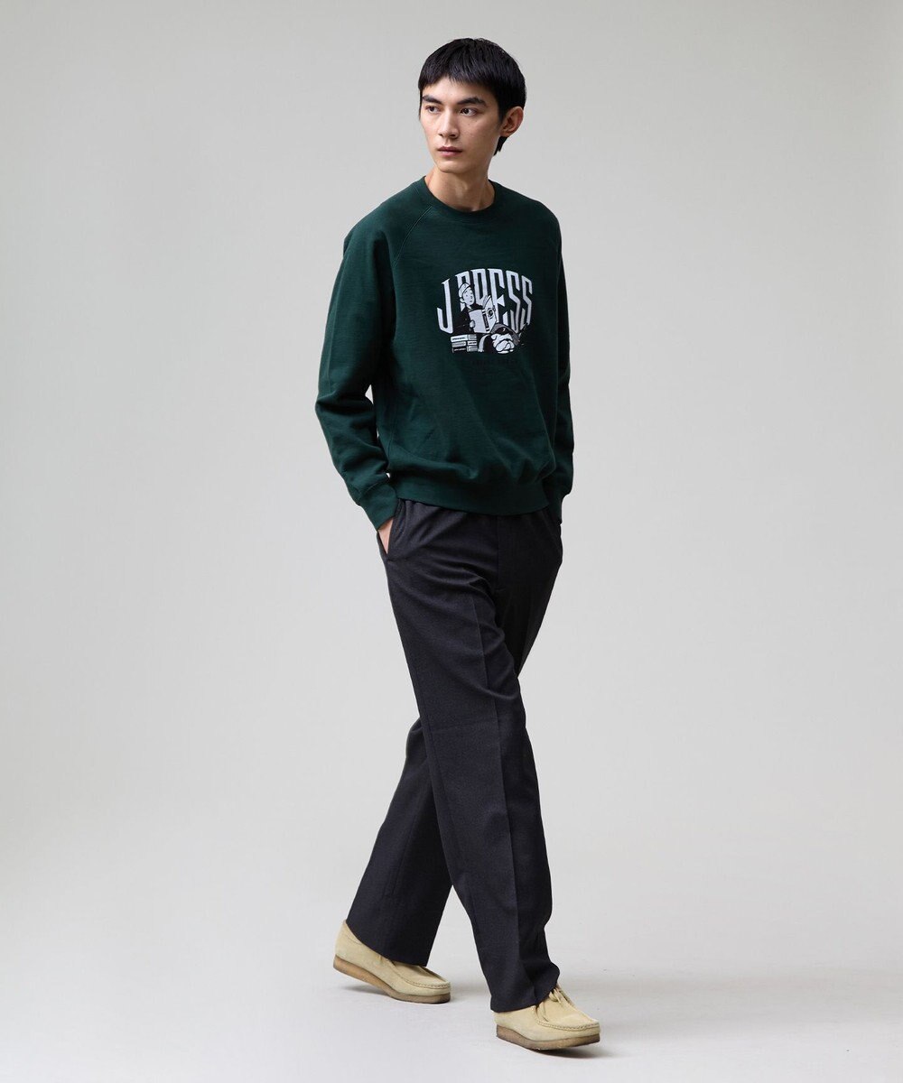 J.PRESS MEN 【AaronChang】【UNISEX】プリントスウェット シャツ 