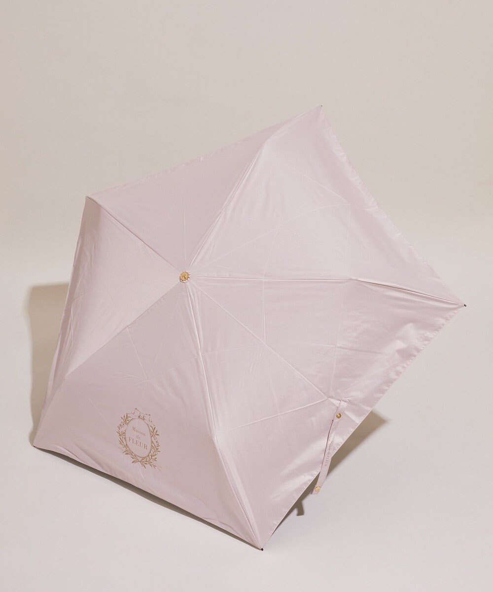 Maison de FLEUR 遮光&UV CUT 折りたたみ傘 