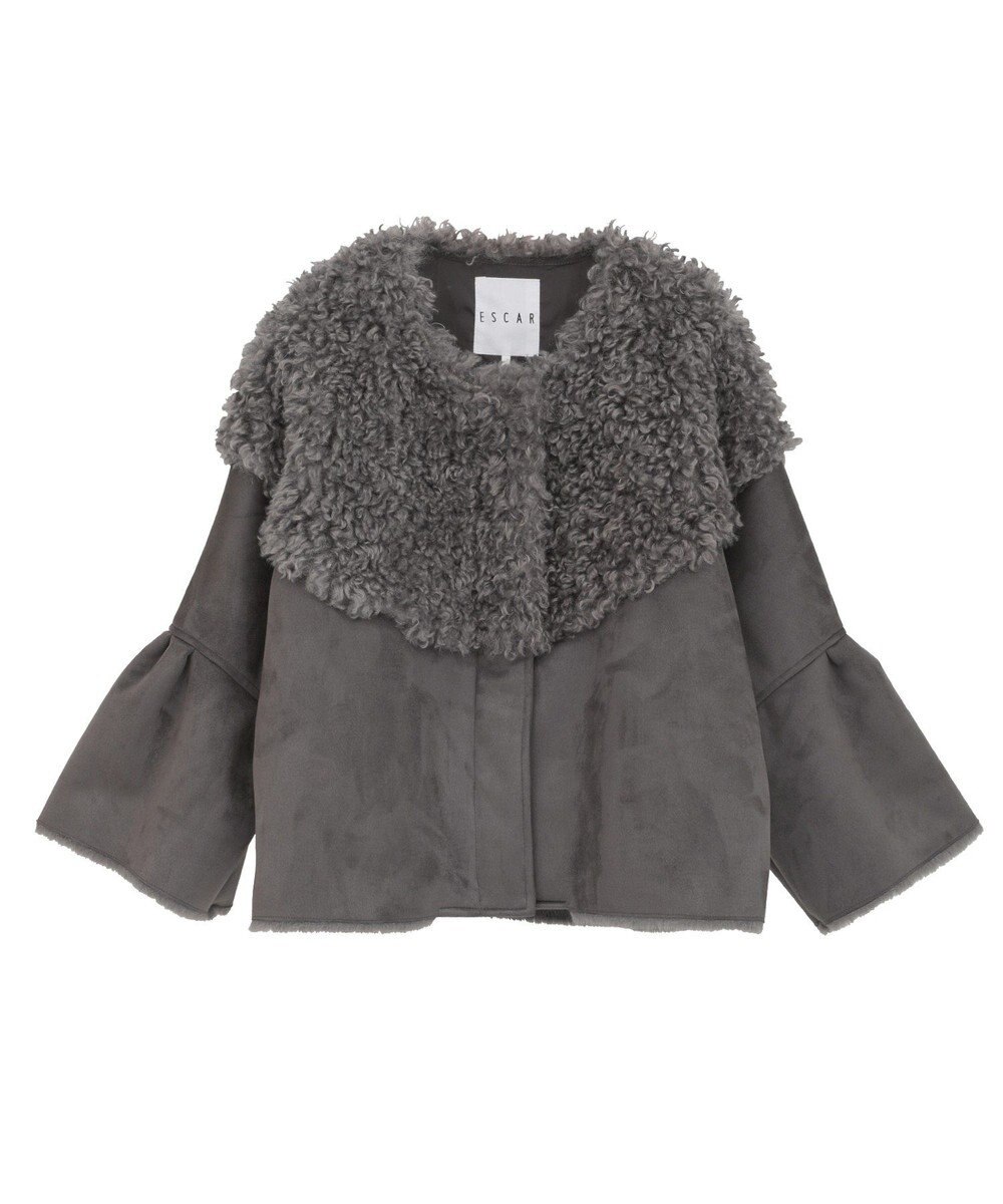 Green Parks ■ESCAR フラッフィーブルゾン 