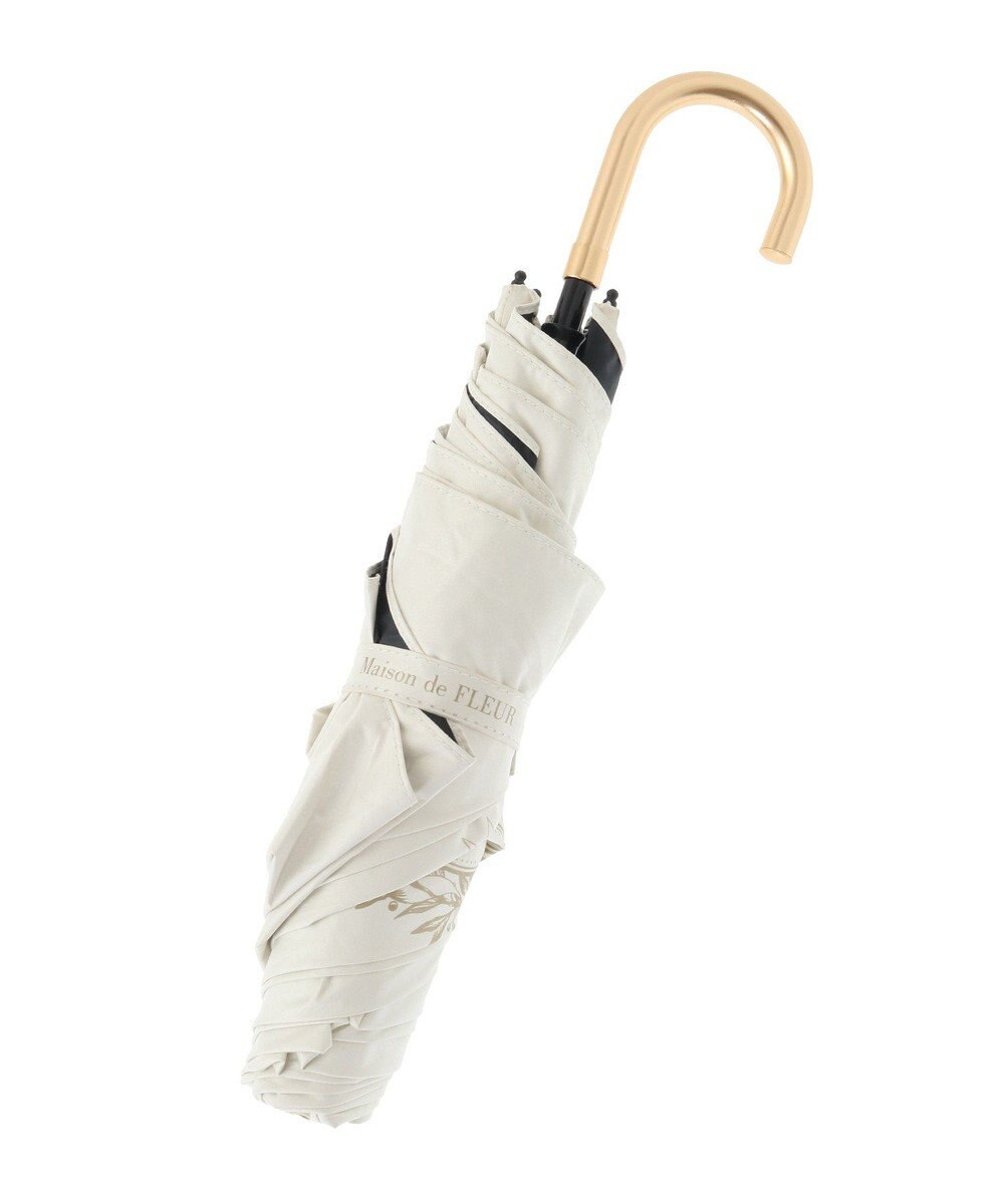 Maison de FLEUR 遮光&UV CUT 折りたたみ傘 