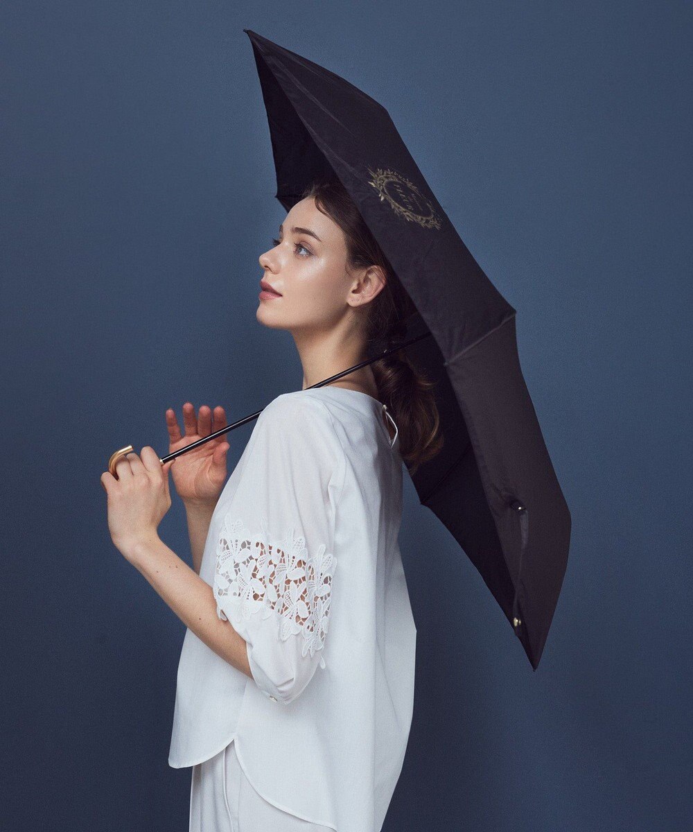 Maison de FLEUR 遮光&UV CUT 折りたたみ傘 