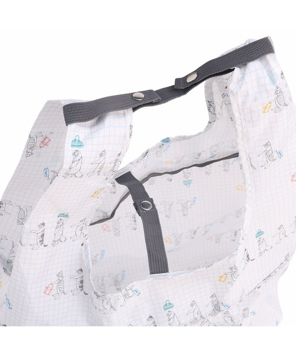 ACE BAGS & LUGGAGE 【折り畳み】 HAyU × ace. マルシェバッグ エコバッグ 猫柄 23L 17871 